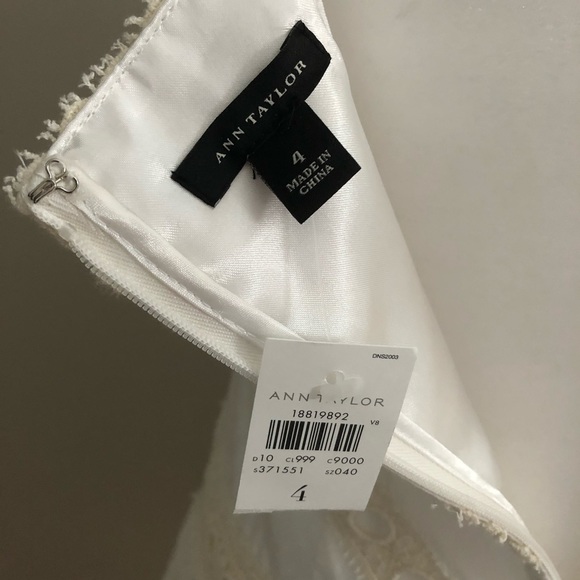 NWT Ann Taylor Drop Waist Lace Dress - Picture 4 of 4